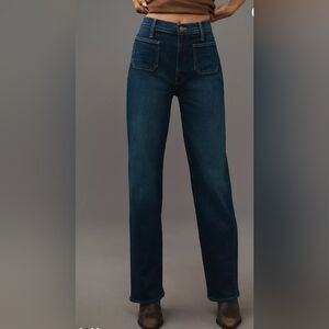 MOTHER The Patch Pocket Ramble Zip Sneak Jeans Size 31